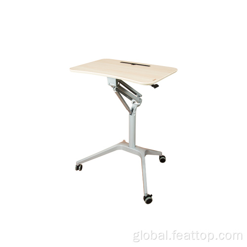 Single Leg Office Desk Single Leg Table Movable Lifting Office Computer Desk Manufactory